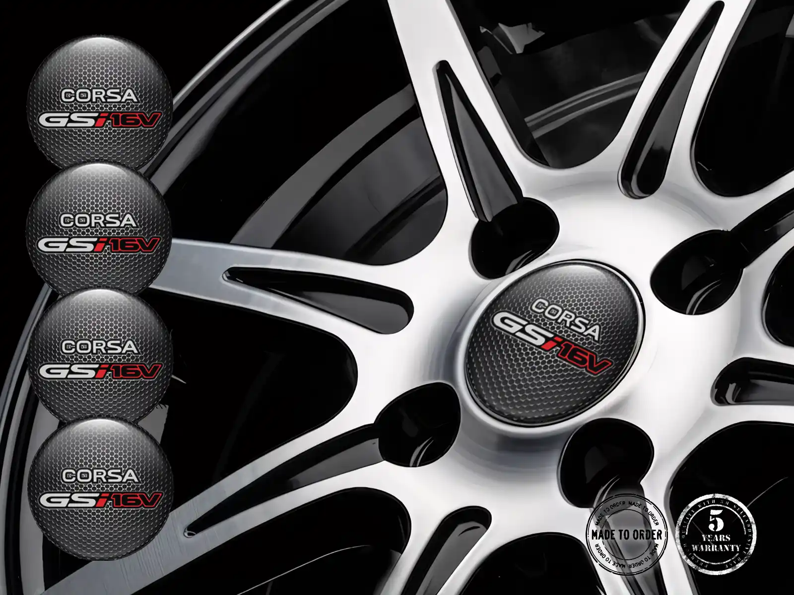 Opel Calcomanía de Rueda Edición de Cúpula Premium